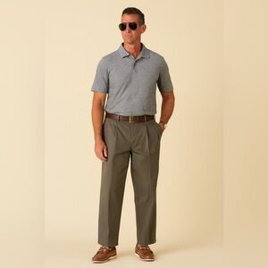 Retreat Men's Classic Gray Chinos